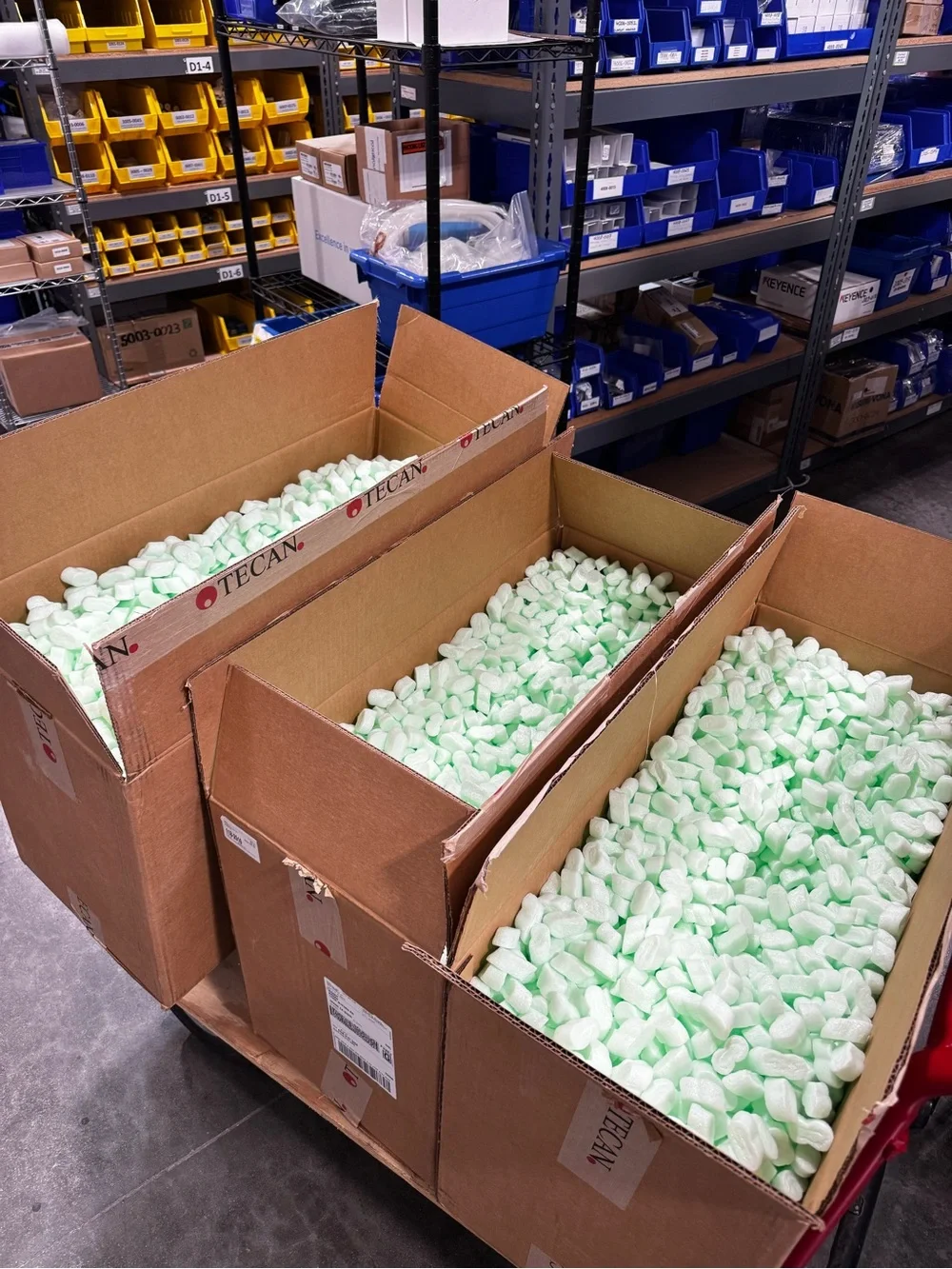 Green Packing Peanuts - Bulk Shipping Fill